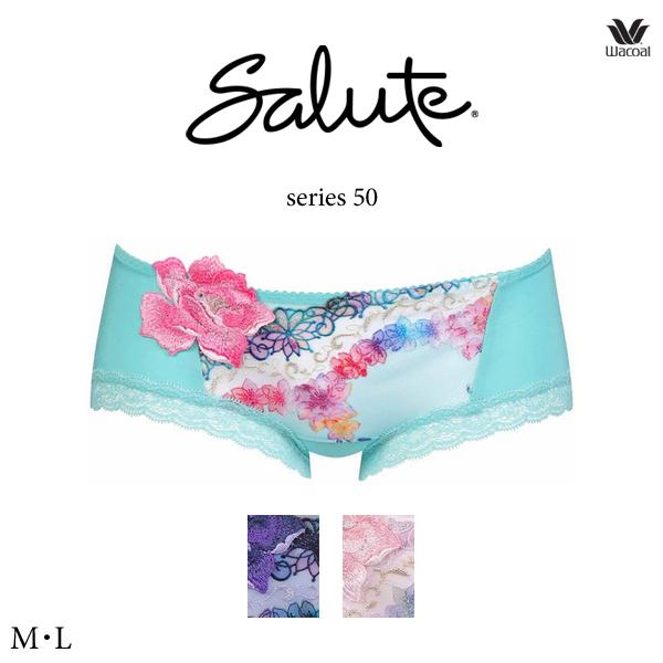ワコール サルート 50G ショーツ PTJ550 M・L ボーイレングス(ヒップハング)