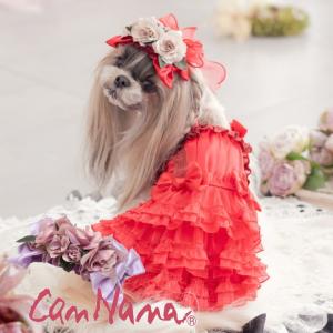 LULUDOLL ルルドール Precious ロイヤルレッドドレス S,Mサイズ 犬