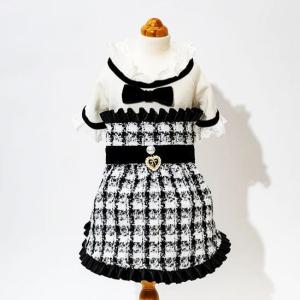 オーダーメイド犬服のスイーティ千鳥格子ピンク : オーダーメイド