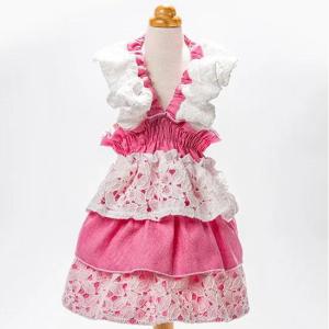 lulu　ハンドメイド犬服　ワンピース ぱんだモノクロームワンピース S,Mサイズ 小型犬 犬服 : じゃんぐる