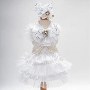 LULUDOLL ルルドール Precious ロイヤルレッドドレス S,Mサイズ 犬
