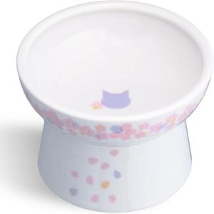 猫壱 猫用 食器 脚付フードボウル レギュラー 桜カラー sakura color