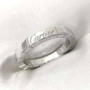 【中古】Cartier ラニエール リング 750WG K18WG ホワイトゴールド 表記サイズ：49 約5.8g｜junglejungle