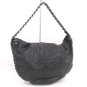 シャネル チェーン ショルダーバッグ ココマーク レザー ブラック Milosmandic Com