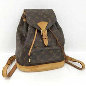 【中古】LOUIS VUITTON ミニモンスリ リュックサック バックパック モノグラム M51137｜junglejungle