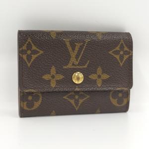 【中古】LOUIS VUITTON ポルトモネ プラ コインケース カードケース モノグラム M61930｜junglejungle