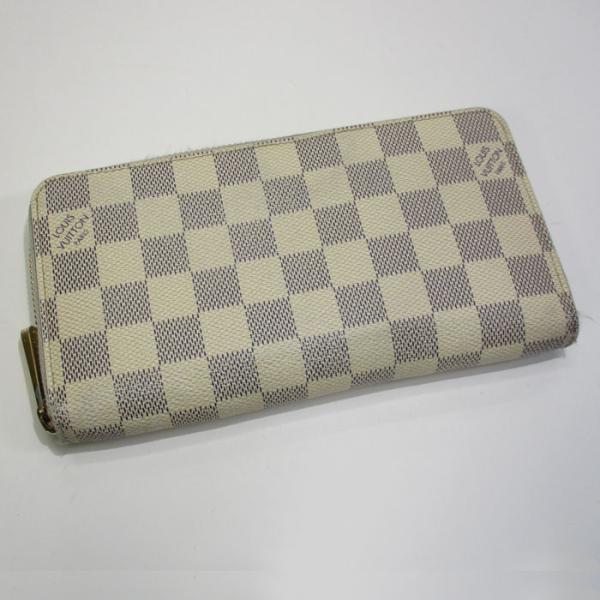 【中古】LOUIS VUITTON ジッピーウォレット ラウンドファスナー長財布 ダミエ アズール ...