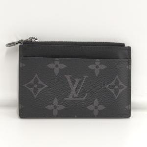 【中古】LOUIS VUITTON コンパクト コインカードホルダー モノグラム エクリプス M82253｜junglejungle