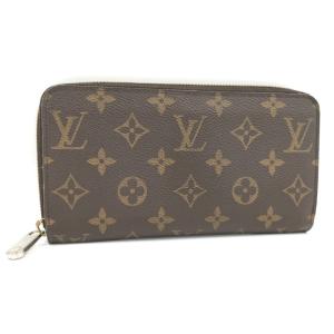 【中古】LOUIS VUITTON ジッピーウォレット ラウンドファスナー 長財布 モノグラム M42616｜junglejungle