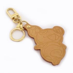 中古 Louis Vuitton ポルトクレパンダ 海外並行輸入正規品 キーホルダー Mルイヴィトン キーリング ヌメ革 バッグチャーム