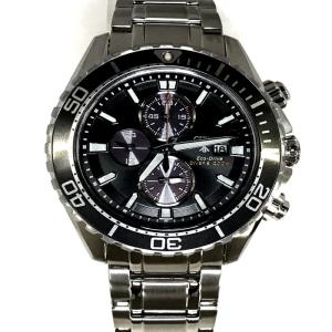 【中古】CITIZEN シチズン プロマスター エコドライブ クロノ メンズ ソーラー B612-S115922 [jgg]｜junglejungle