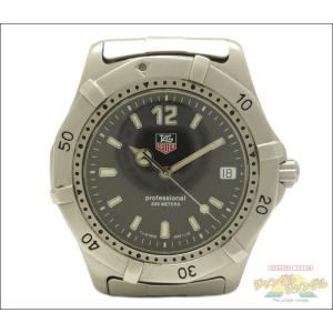 タグホイヤー TAG HEUER メンズ腕時計 プロフェッショナル 2000シリーズ SS クオーツ デイト ブラック文字盤 WK1110｜junglejungle