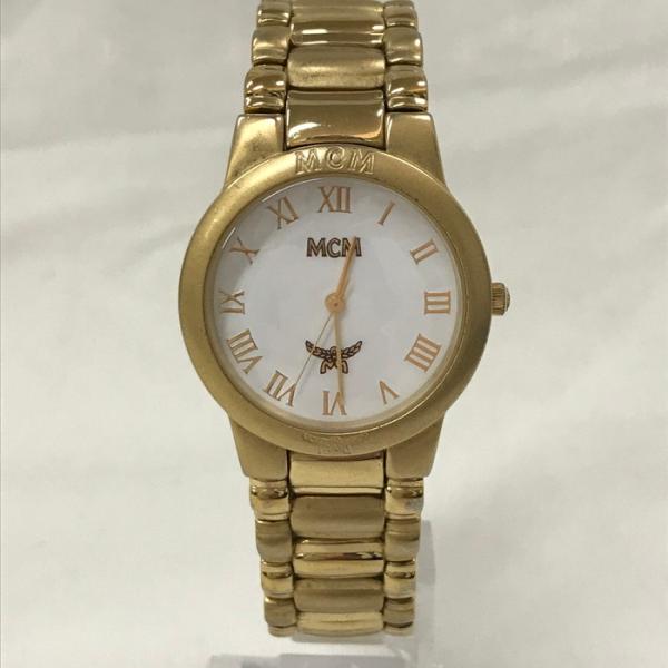 【中古】MCM 腕時計 6991 AG.16.XV クオーツ ゴールド [jgg]