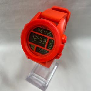 【中古】NIXON 腕時計 クオーツ オレンジ A197-1156 ラバー [jgg]
