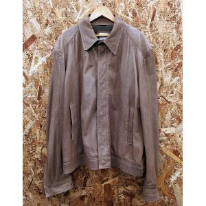 ARMANI COLLEZIONI アルマーニ コレッツォーニ レザージャケット メンズ ブラウン 表記サイズ：XL【中古】[mo][GJ]【ir】｜junglejungle