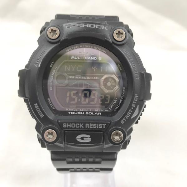 【中古】CASIO 腕時計 G-SHOCK ソーラー電波 ブラック GW-7900B-1JF [jg...