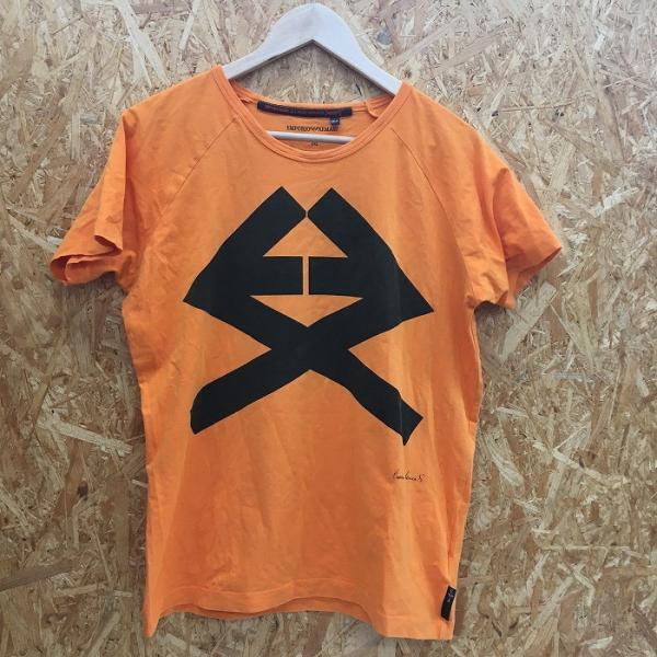【中古】エンポリオ アルマーニ Tシャツ メンズ オレンジ 表記サイズ XXL [jggI]
