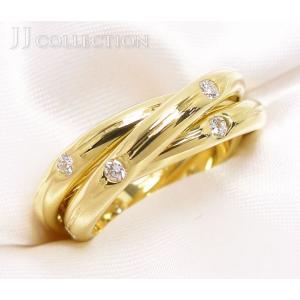 ティファニー 3連 リング ダイヤモンド K18 イエローゴールド 9号 Ibtada Com