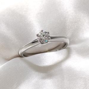 【中古】Tiffany＆Co. ハーモニー リング Pt950 プラチナ ダイヤモンド 約3.2g｜junglejungle