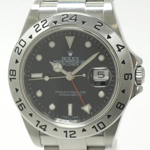 【中古】ROLEX エクスプローラー2 自動巻き SS ブラック文字盤 Z番 16570｜junglejungle