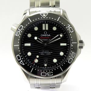 【新品仕上げ済】OMEGA シーマスター ダイバー300 コーアクシャル 自動巻き SS ブラック文字盤 210.30.42.20.01.001【中古】｜junglejungle