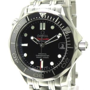 【中古】OMEGA シーマスター300 自動巻き SS ブラック文字盤 212.30.36.20.01.002｜junglejungle