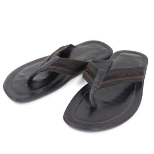 ルイヴィトン メンズ ビーチ サンダル ロゴデザインブラック 表記サイズ8 Jinglebellrock Ie