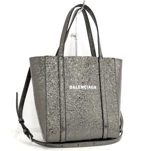 【中古】BALENCIAGA ショルダーバッグ ハンドバッグ エブリデイトートXXS 551815｜junglejungle