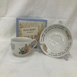 【中古】WEDGWOOD カップ＆ソーサー ピーターラビット [jgg]