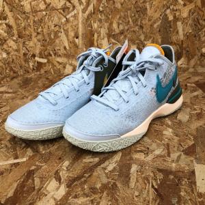 【中古】NIKE ズームレブロン NXXT GEN EP スニーカー DR8788-400 ライトブルー サイズ28.5cm [jgg]