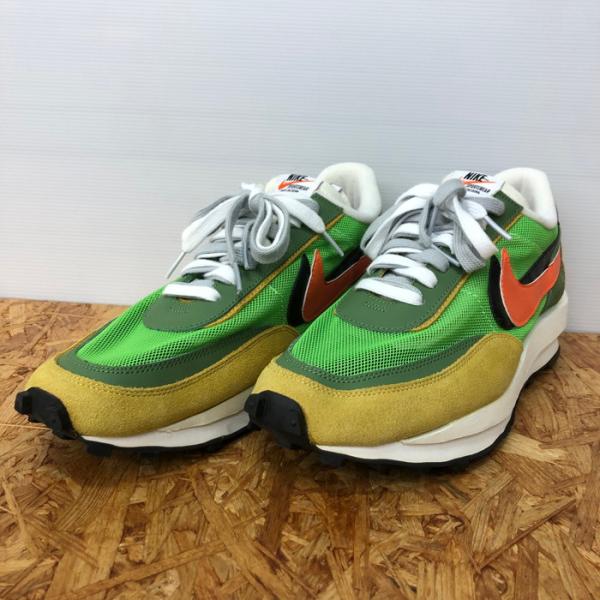 【中古】NIKE SACAI メンズ スニーカー BV0073-300 LDワッフル グリーン 表記...