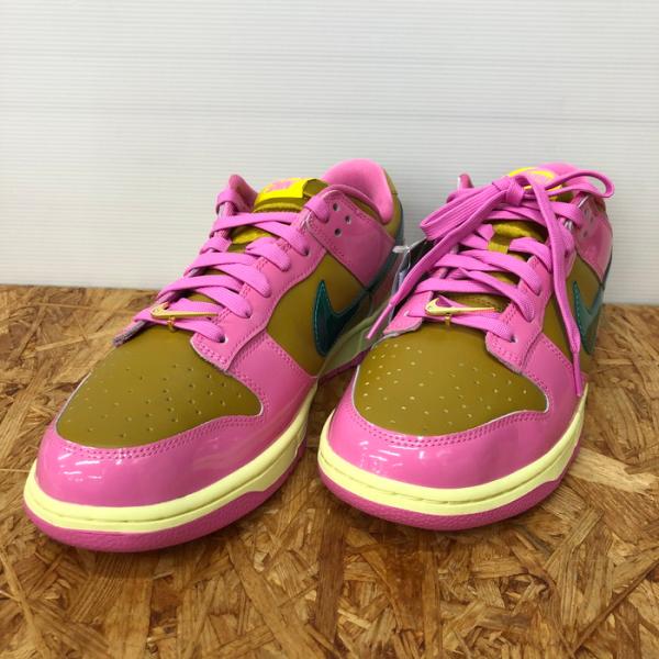 【中古】NIKE メンズスニーカー ダンクロー FN2721-600 ピンク ブラウン 27.5cm...