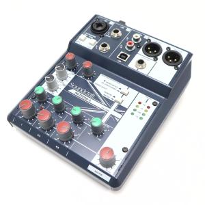【ジャンク品】Soundcraft NOTEPAD-5 アナログミキサー ネイビー系/オーディオインターフェース/音楽/音響機材/音声調整/1j1449 [jgg]