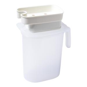 蒸留水器(蓋:白色 本体:ステンレス)新ガラス容器・磁器ノズル