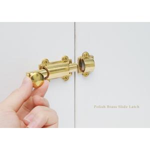 スライドラッチ おしゃれ ドア 扉 金具 錠 ...の詳細画像2