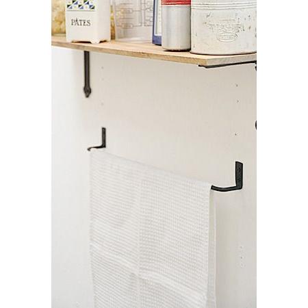 アイアン タオル掛け おしゃれ タオルハンガー レトロ アンティーク調 タオルバー 壁付け タオルホ...