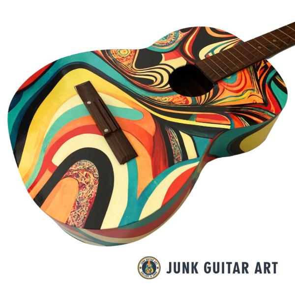 MONTANO ジャンクギターアート JUNK GUITAR ART AIアート インテリア ギター...