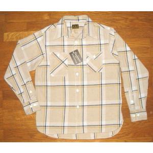 CUSHMAN（クッシュマン） オンブレチェックオープンシャツ レーヨン100