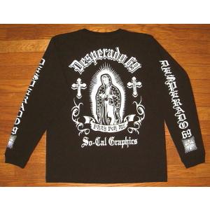 DESPERADO 69 デスペラード69 ヘビーコットン生地 メキシカン チカーノ 長袖 Tシャツ...