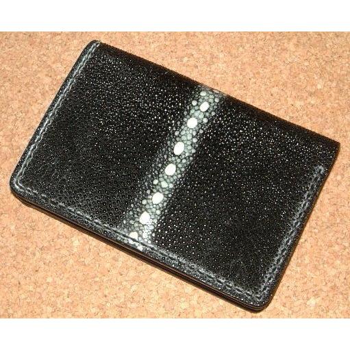 DOLCE VITA 最高級 連石 スティングレー スティングレイ セミロング ウォレット (黒) ...