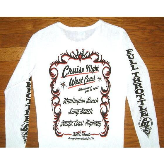 FULL THROTTLE フルスロットル コットン サーマル生地 ピンストライプ ロングスリーブ ...