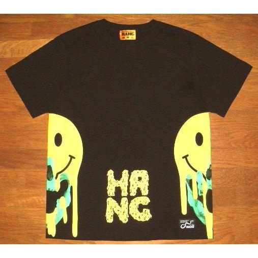 【HANG ハング】 ヘビーコットン生地 半袖 Tシャツ [THE NUG SKATES] (黒) ...