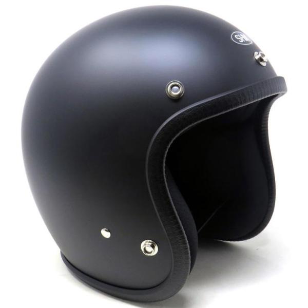 SG規格取得 【SHM】 Lot-500 ジェットヘルメット (Lサイズ/59cm〜60cm) [マ...