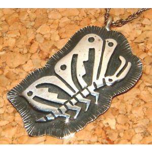 本物 HOPI族 ホピ族 インディアンジュエリー シルバー925製 ティピー