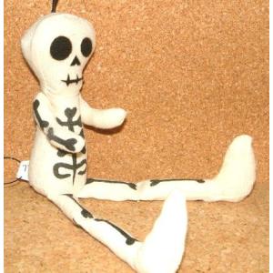 R4T メキシカンスカル 【ウーピースカル】 ぬいぐるみ ドール 人形 ストラップ (白) メキシコ...