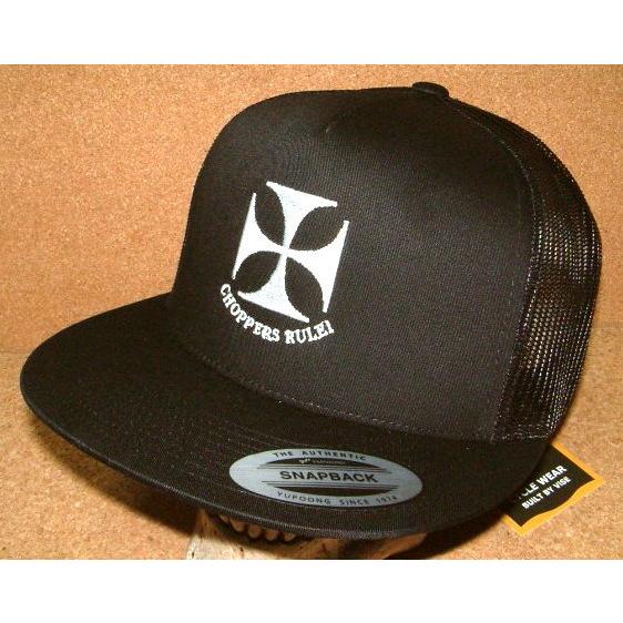 VISE レッドテイル バイカー仕様 コットン生地 刺繍入り フラットバイザー メッシュキャップ [...