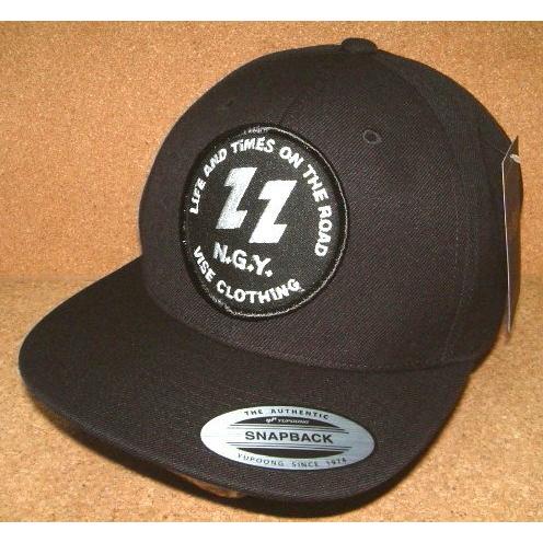 VISE レッドテイル バイカー仕様 ヘビーツイル生地 刺繍 ワッペン フラットバイザー キャップ ...