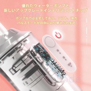 口腔洗浄器 USB充電式 歯磨き 口臭防止 高...の詳細画像4