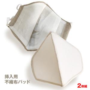 マスクパッド２枚組 日本製 布立体マスク用パッド 大人用 Mサイズ Lサイズ｜junkobjo-shop