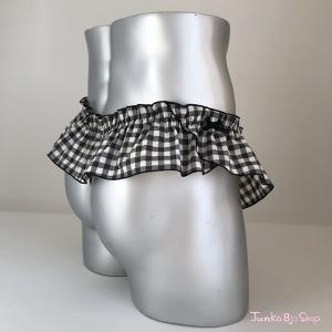 男性用レースショーツ 日本製 Tバック フリル...の詳細画像1